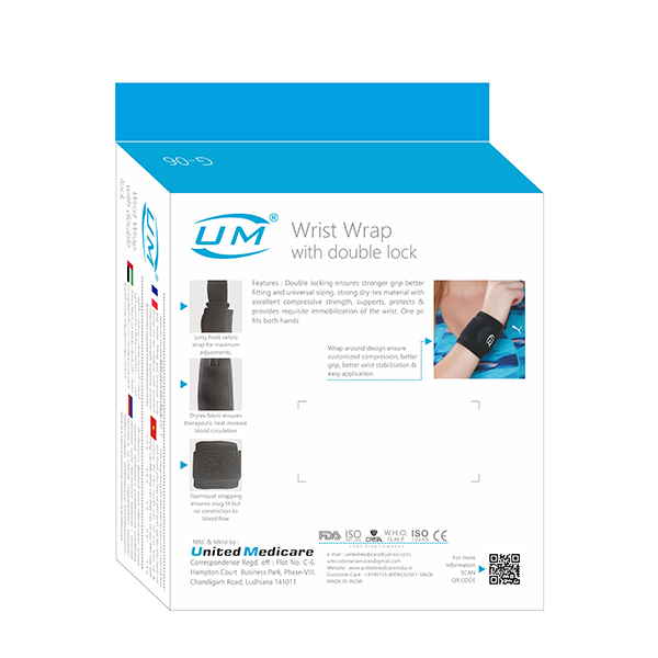 image of Wrist Wrap With Double Lock